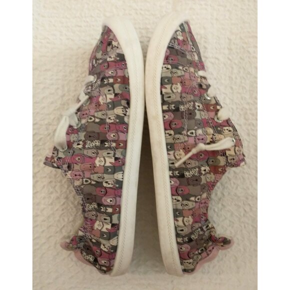 Bobs by Skechers Women's Beach Bingo Dogs Slip On Sneaker Pink Taupe - 11 Wide - Picture 5 of 9